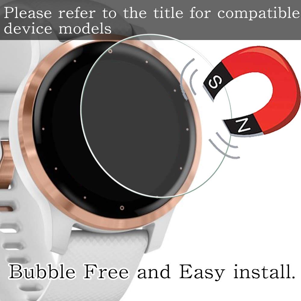 Puccy [3 Pack] Tempered Glass Screen Protector Compatible with IWC International Watch Company IW502305 Film Protectors Anti Scratch Bubble Free for Smartwatch