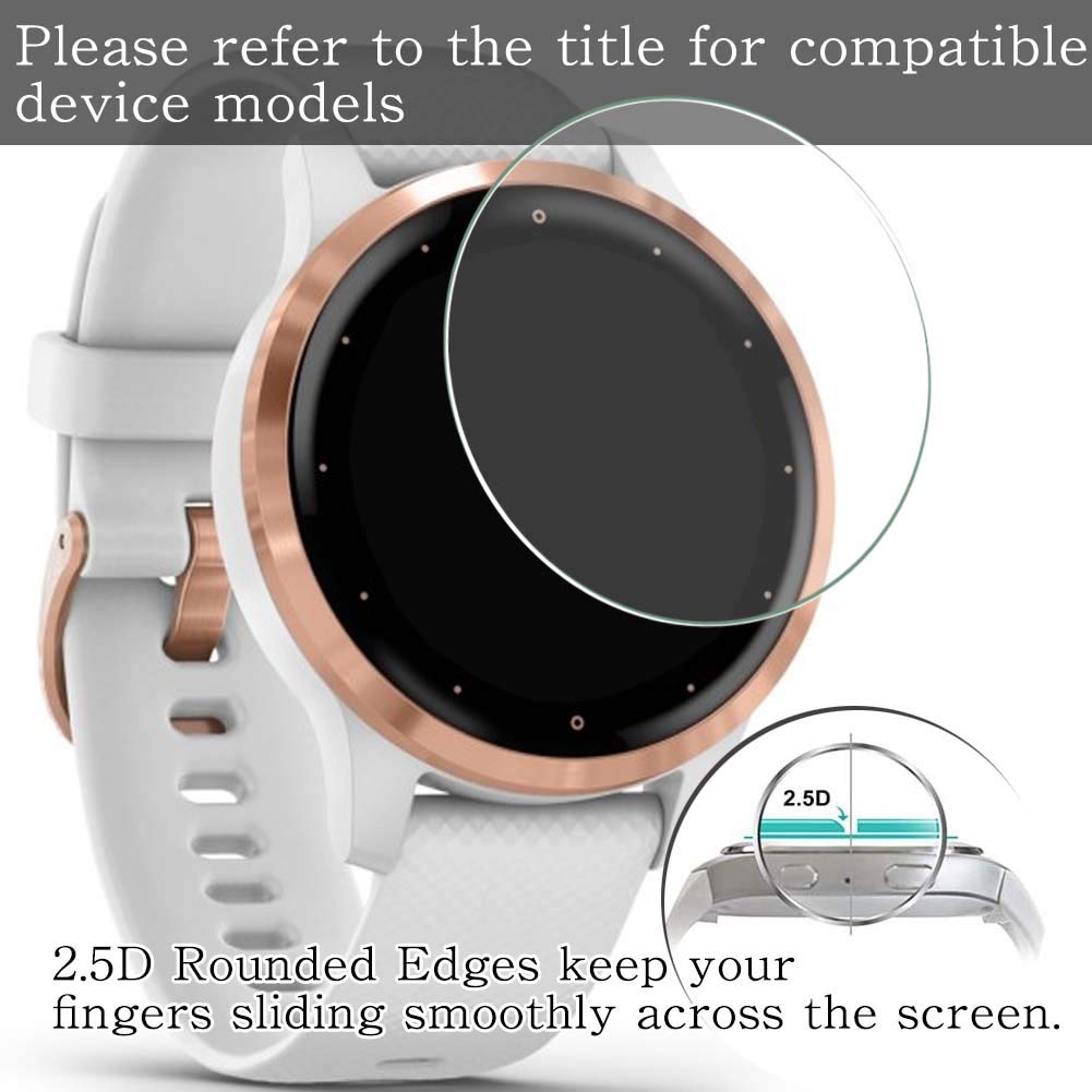 Puccy [3 Pack] Tempered Glass Screen Protector Compatible with IWC International Watch Company IW391028 Film Protectors Anti Scratch Bubble Free for Smartwatch