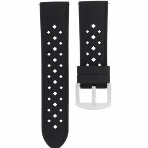 Ewatchparts 24MM SILICONE RUBBER WATCH BAND FOR IWC PILOT PORTUGUESE TOP GUN WATCH