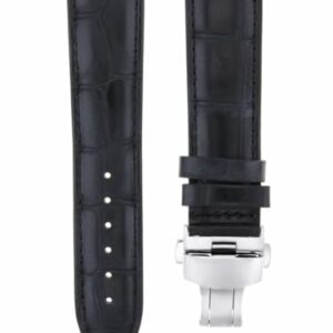 Ewatchparts 17-24MM LEATHER BAND STRAP DEPLOYMENT CLASP FOR IWC WATCH