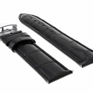 Ewatchparts 17-24MM LEATHER BAND STRAP DEPLOYMENT CLASP FOR IWC WATCH