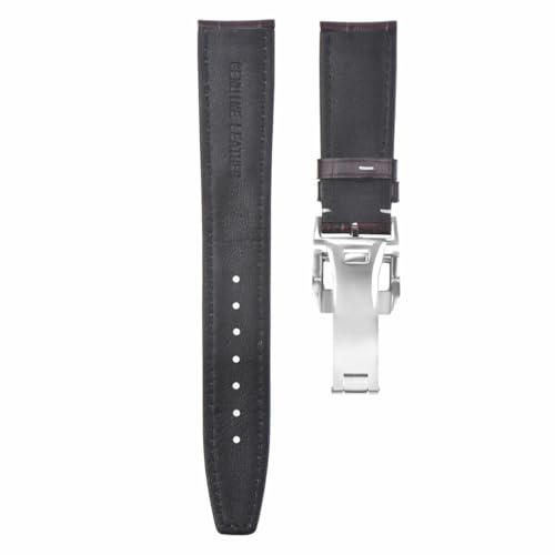 Ewatchparts 20-22MM REPLACEMENT LEATHER WATCH BAND STRAP COMPATIBLE WITH IWC PILOT PORTUGUESE TOP GUN