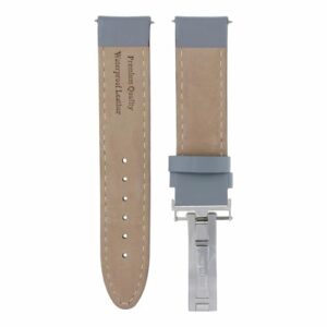 Ewatchparts 18-24MM GENUINE LEATHER WATCH BAND SMOOTH DEPLOY CLASP COMPATIBLE WITH IWC