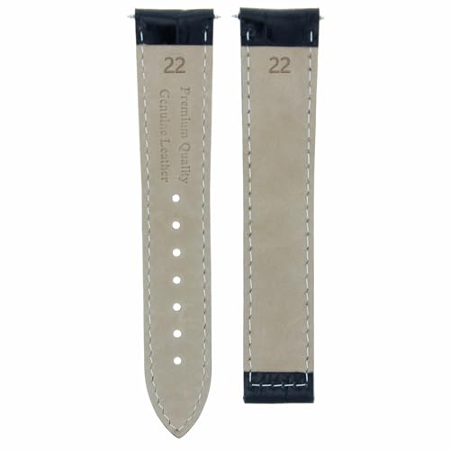 Ewatchparts 18-19-20-22-24MM LEATHER WATCH BAND STRAP COMPATIBLE WITH IWC PILOT PORTUGUESE 7 WATCH