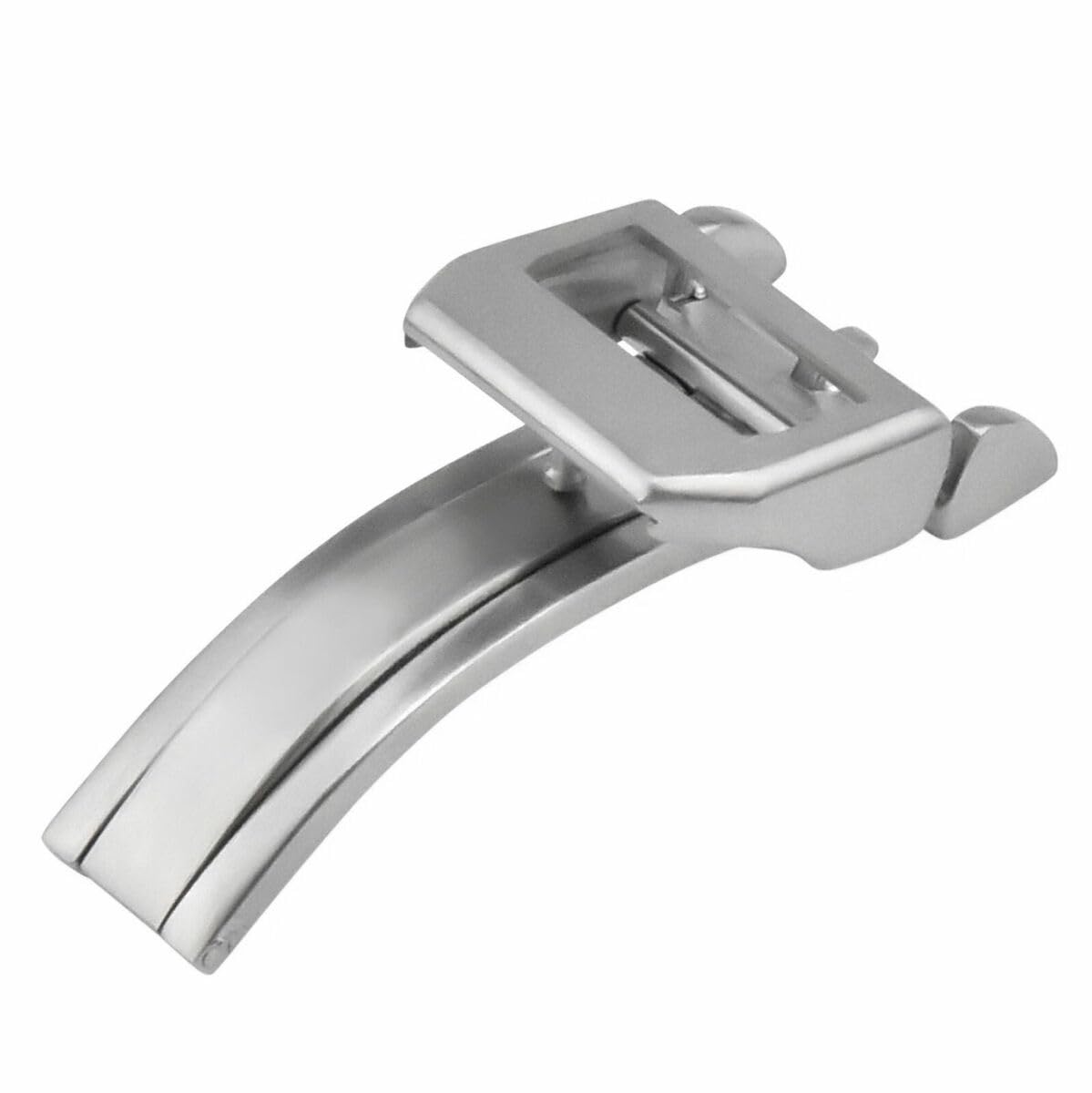 Ewatchparts 20MM DEPLOYMENT STRAP BAND BUCKLE FOLDING CLASP STAINLESS COMPATIBLE WITH IWC PILOT BRUSH TQ