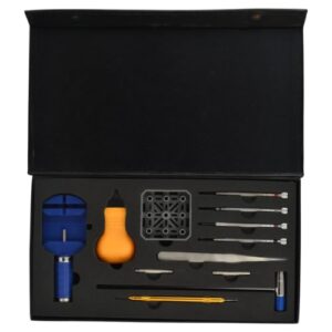 Ewatchparts DELUXE 12 WATCH STRAP OR LEATHER RUBBER BAND CHANGING TOOL KIT COMPATIBLE WITH IWC PILOT