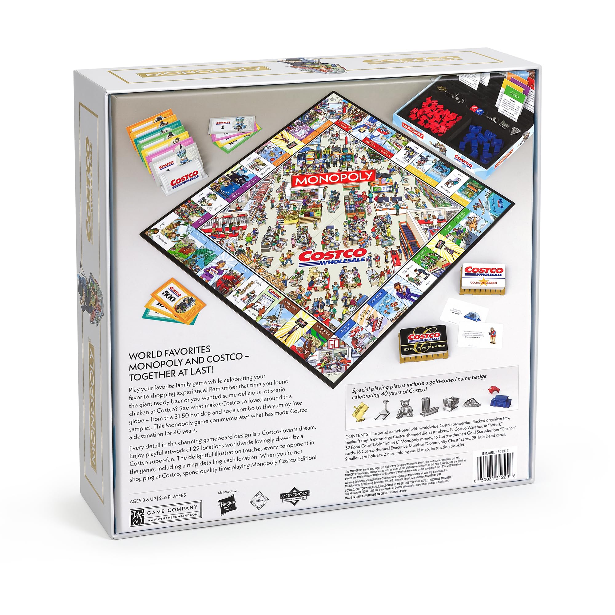 WS Game Company Monopoly Costco Edition