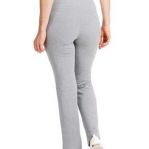 Dalia Ladies’ Pull-On Knit Pant (Heather Grey, X-Large)