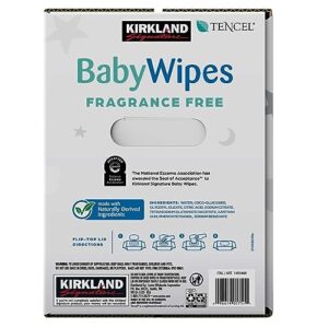 Kirkland Signature Baby Wipes Fragrance Free, 900 Count