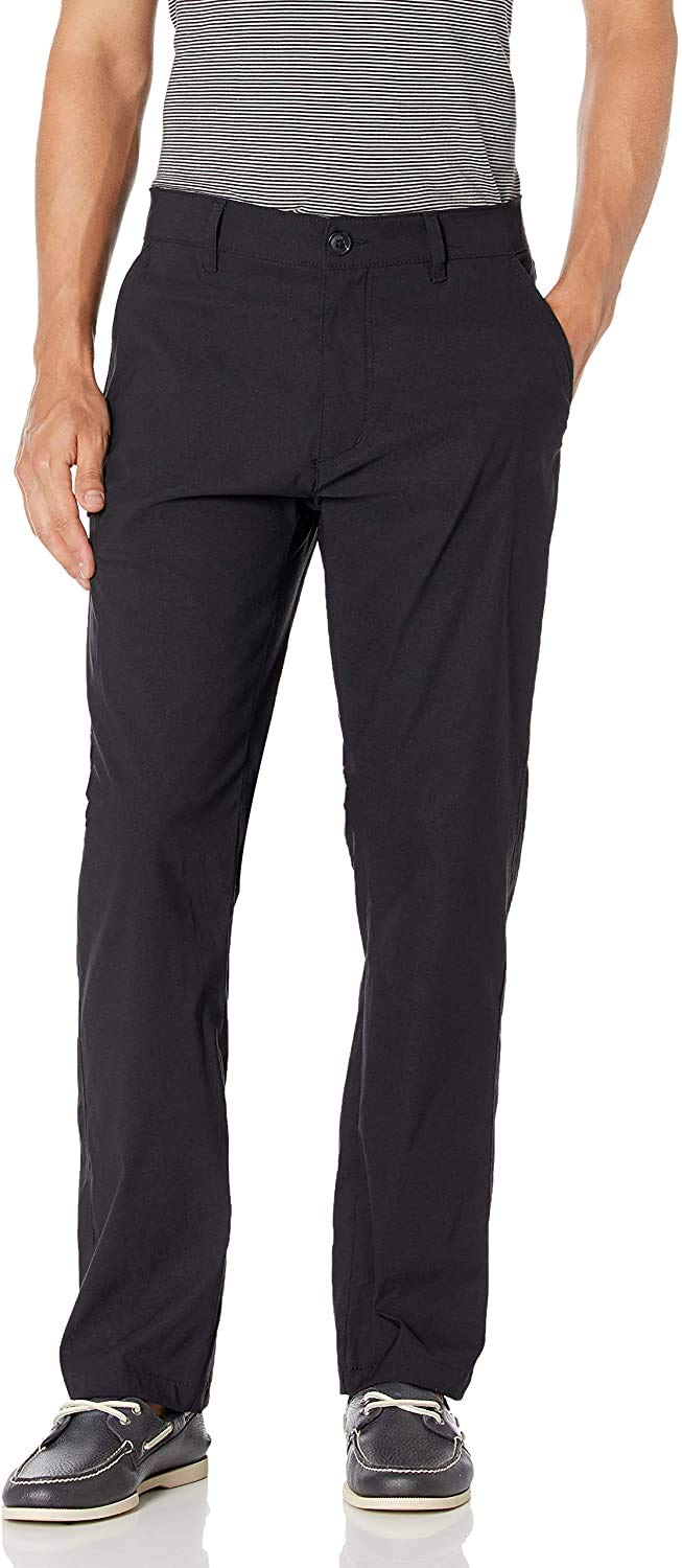 UNIONBAY UB Tech Men's Classic Fit Comfort Waist Chino Pants (32W x 32L, Navy)