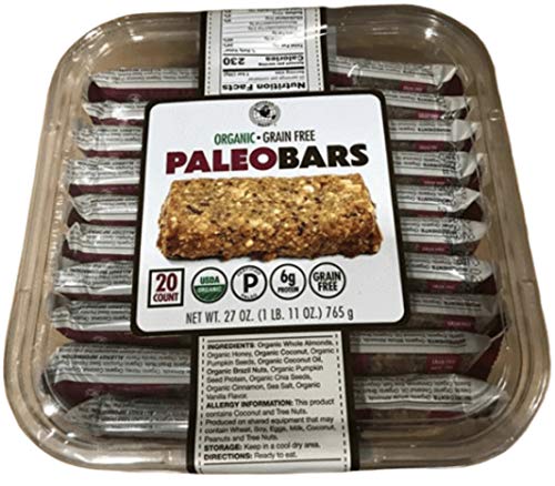 Universal Bakery Organic Paleo Bars, 1.35 Ounce (20 Count)