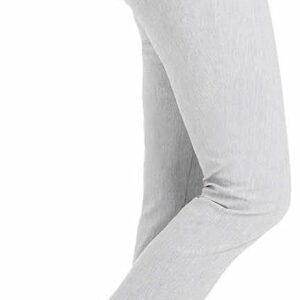 Hilary Radley Womens Pull On Ankle Pant (Heather Light Gray, X-Large)