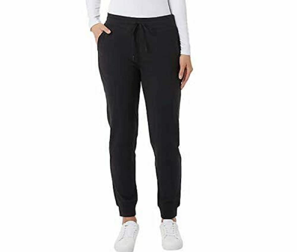 32 DEGREES Heat Women's Tech Fleece Jogger Pant (Medium, Black)