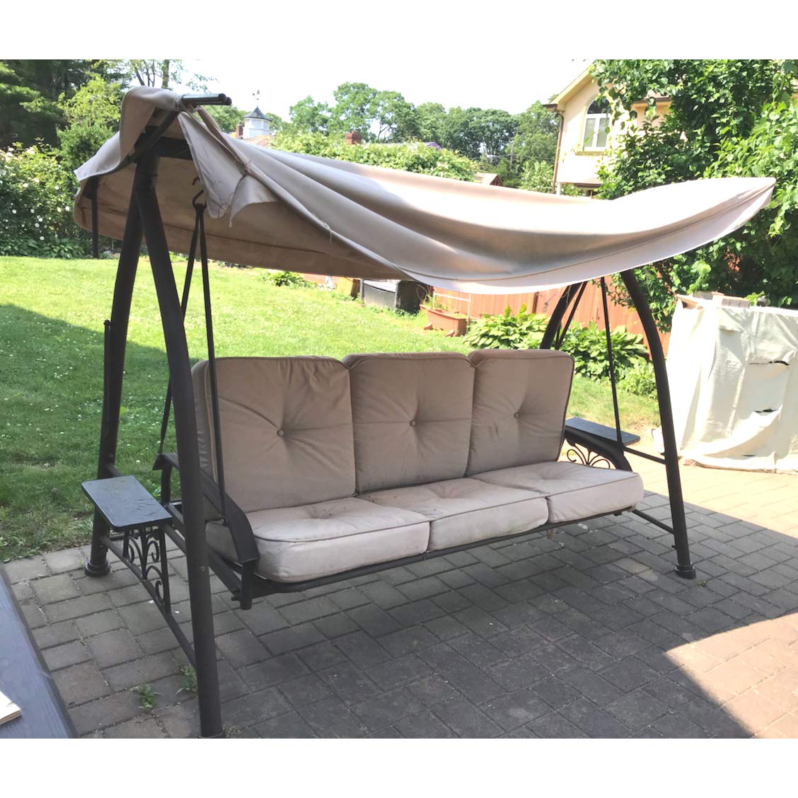 Garden Winds Replacement Canopy Top Cover for The Costco 559273 Swing - Standard 350