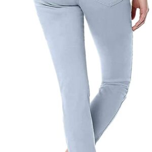 Buffalo David Bitton Ladies’ Ankle Length Skinny Pant (10, Light Blue)