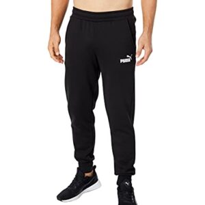 PUMA Mens Essentials Fleece (Available In Big And Tall Sizes) Sweatpants, Cotton Black, XX-Large US