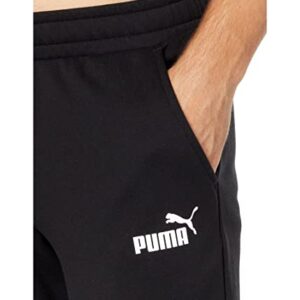 PUMA Mens Essentials Fleece (Available In Big And Tall Sizes) Sweatpants, Cotton Black, XX-Large US