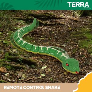 Terra by Battat Remote Control Emerald Tree Boa - Electronic Snake Toy for Kids Ages 6+