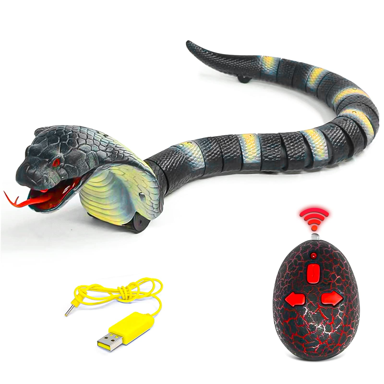 FANFX remote control Naja snake toy electric snake toy for kids rc ...