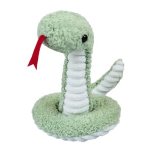 Doindute Green Plush Snake Stuffed Animal Toy, Soft Cuddly Plushie Hugger Toy for Boys & Girls, Birthday Gifts for Kids or Girlfriend, 17"