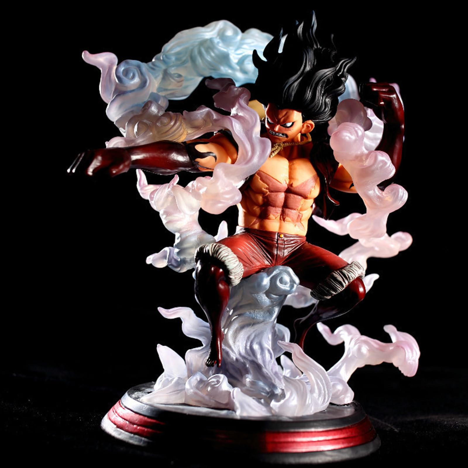 Hewufo Monkey D Luffy Gear 4 Figure Anime Snake Luffy PVC Statue Figures Collection Model Toys