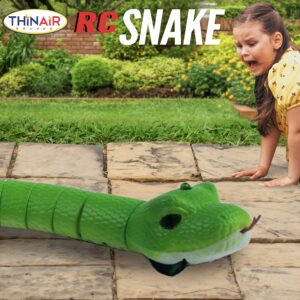 Nature Bound Remote Control Snake with Realistic Full Function Radio Control Crawling Action, Green