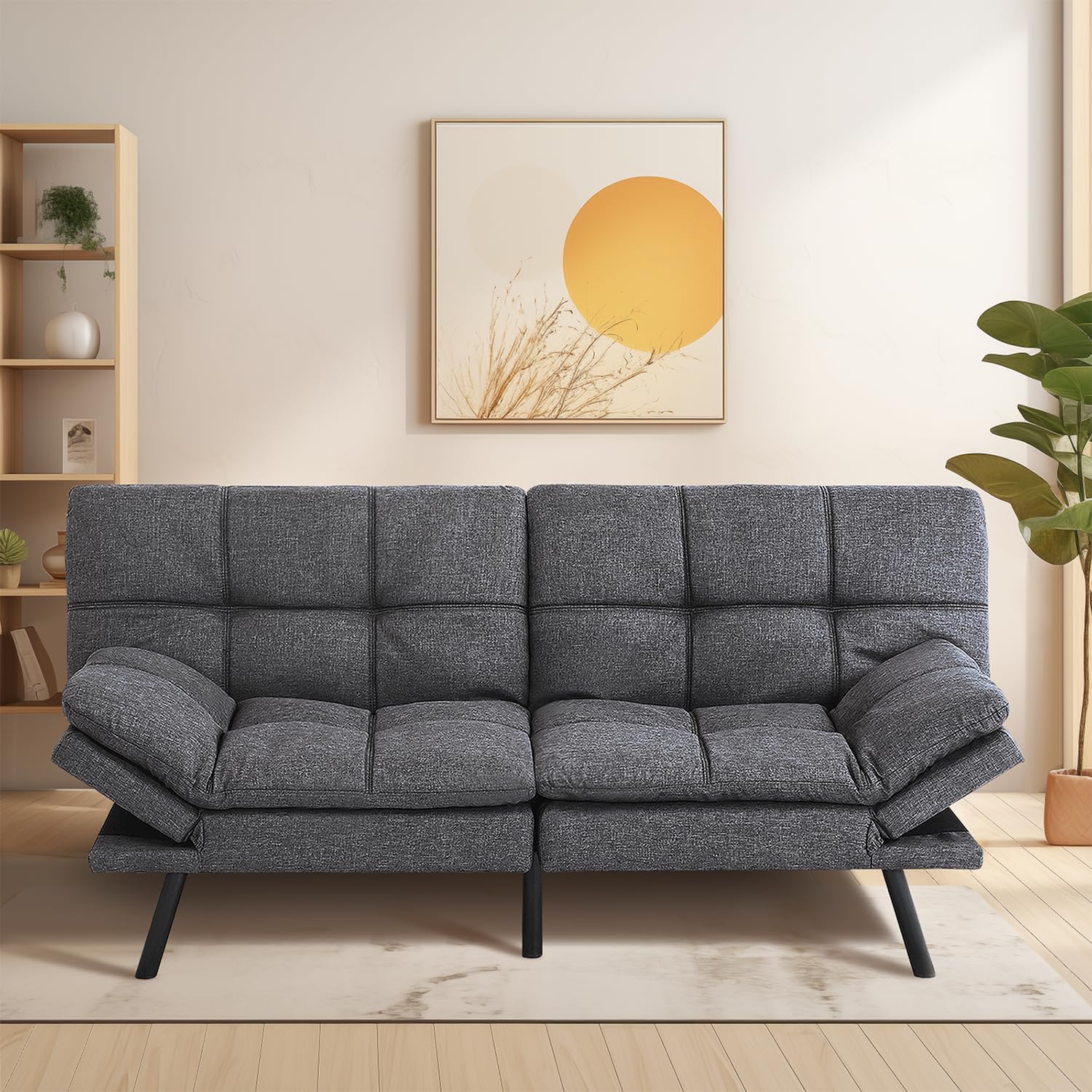 MUUEGM WXJ-Grey-267sofabed Sofabed, Medium, Grey-Update