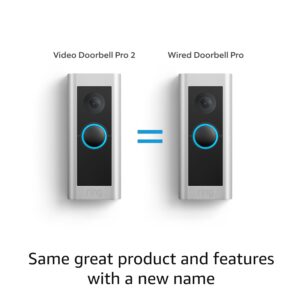 Certified Refurbished Ring Wired Doorbell Pro (Video Doorbell Pro 2) – Best-in-class with cutting-edge features (existing doorbell wiring required)