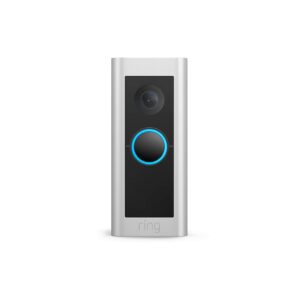 Certified Refurbished Ring Wired Doorbell Pro (Video Doorbell Pro 2) – Best-in-class with cutting-edge features (existing doorbell wiring required)