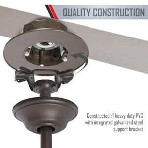 BELL PRCF57550BZ Ceiling Fan Electrical Box, Bronze, 4.75 in.