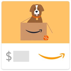 Amazon eGift Card - Dog-with-a-box - Gift Card