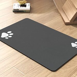 pet feeding mat-absorbent dog mat for food and water bowl-no stains quick dry dog water dispenser mat-dog accessories pet supplies-dog water bowl for messy drinkers