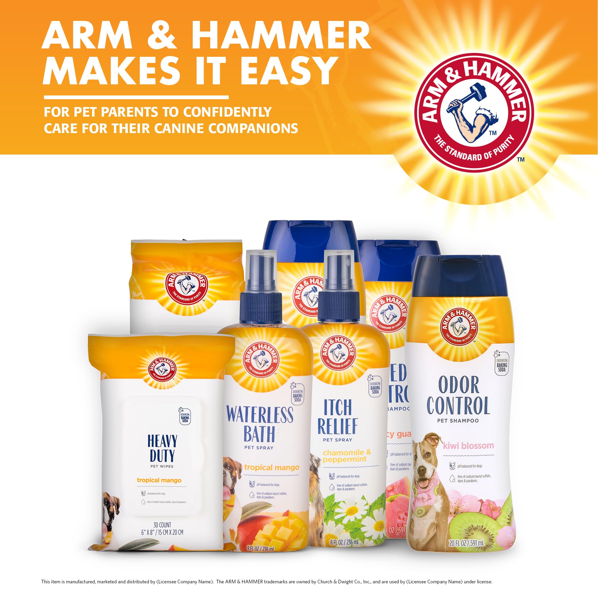 Arm & Hammer for Pets Super Deodorizing Spray for Dogs | Best Odor Eliminating Spray for All Dogs & Puppies | Fresh Kiwi Blossom Scent That Smells Great, 8 Ounces