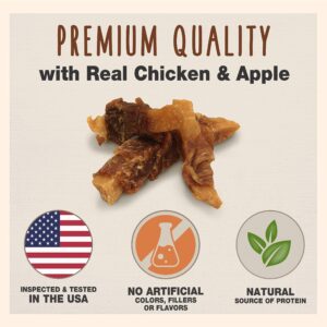 Cadet Gourmet Sweet Potato & Chicken Wraps Dog Treats - Healthy and Natural Chicken and Sweet Potato Dog Training Treats for Small & Large Dogs - Inspected & Tested in USA (28 oz.)