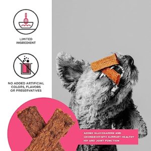 BIXBI Liberty Functional Healthy Hip And Joint Dog Jerky Treats, Beef Recipe, 5 Ounce