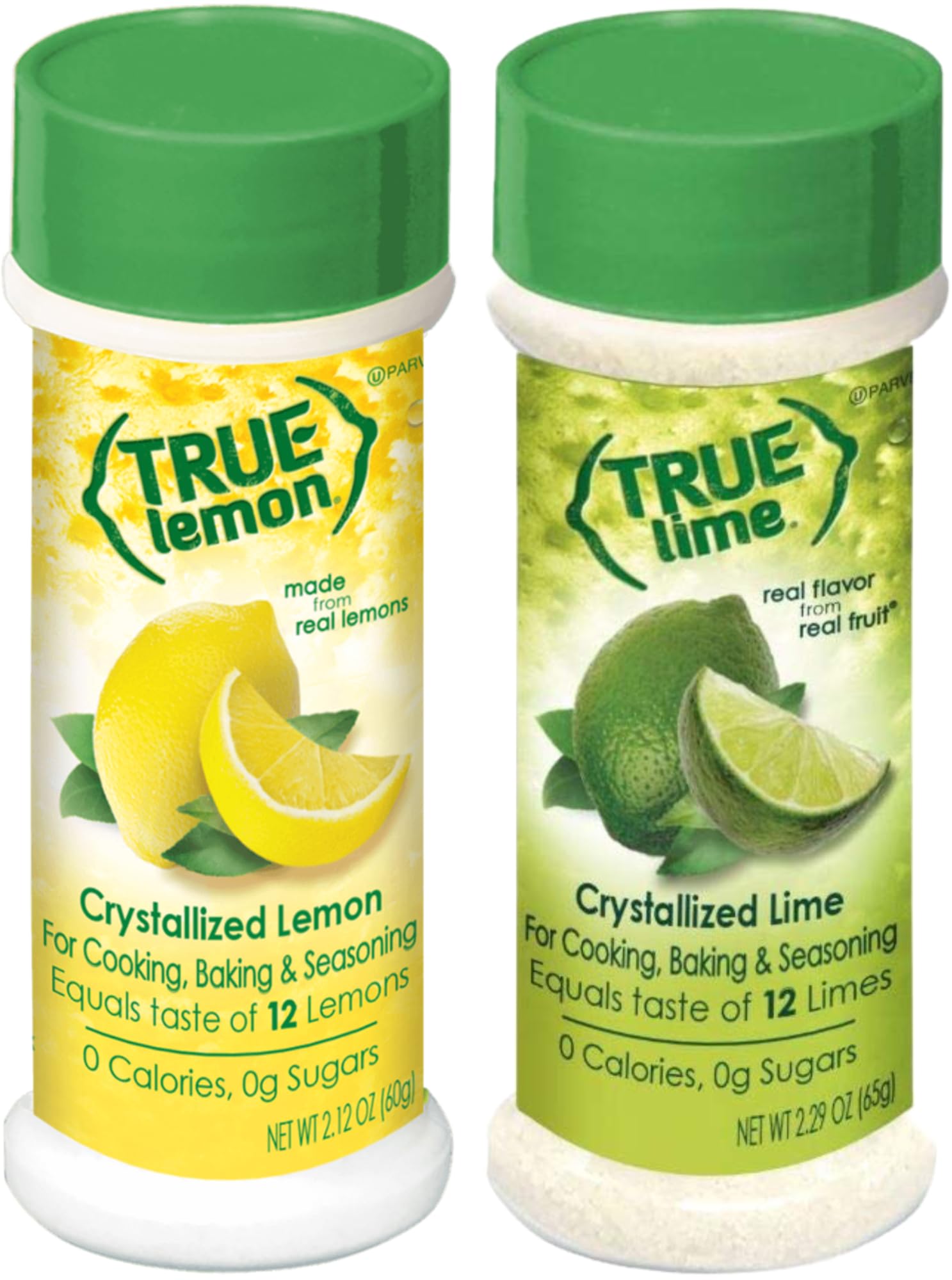 True Lemon Two Pack - Lemon Shaker and Lime Shaker, Powder