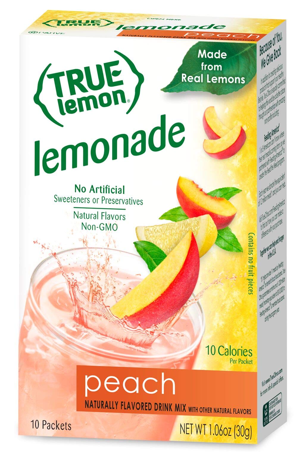 True Lemon Assorted Beverage & Lemonade Drink Mixes 10 Ct 1.06oz(Pack of 5)