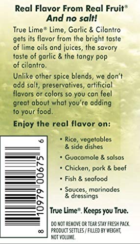 True Lime Lime, Garlic & Cilantro Spice Blend, 1.94 ounces