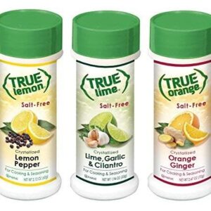 True Lemon Pepper, Orange Ginger, & Lime Garlic Cilantro Spice Shaker Kit