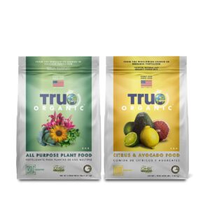 True Organic Citrus & Avocado Food Granular Fertilizer 12 lbs - CDFA, OMRI Listed for Organic Gardening NPK 4-5-4