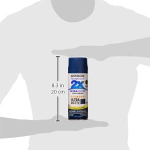 Rust-Oleum 331183 Painter's Touch 2X Ultra Cover Spray Paint, 12 oz, Ultra Matte Evening Navy