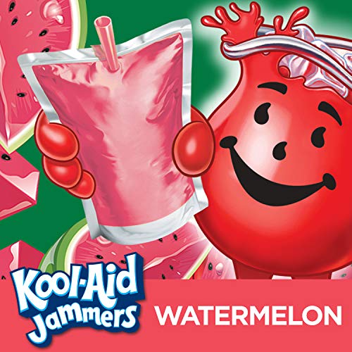 Kool-Aid Jammers Watermelon Flavored Juice Drink Pouch, 60 Fl Oz