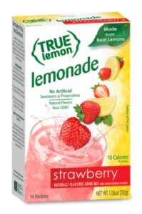 strawberry lemonade true citrus lemon 10 count box