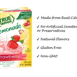 Strawberry Lemonade True Citrus Lemon 10 Count Box