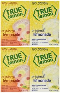 100% natural true lemonade & true raspberry lemonade, 1.06 oz/each, 10 ct (pack of 4)