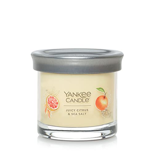 Yankee Candle Juicy Citrus & Sea Salt Scented, Signature 4.3oz Small Tumbler Single Wick Candle, Over 20 Hours of Burn Time