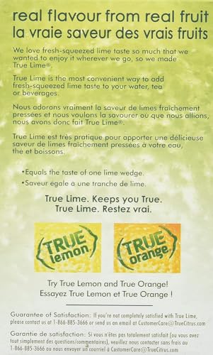 True Lime Water Enhancer, Bulk Dispenser Pack, 0 Calorie Drink Mix Packets, Sugar Free Flavoring Powder Made with Real Limes, 32 Count (Pack of 1)