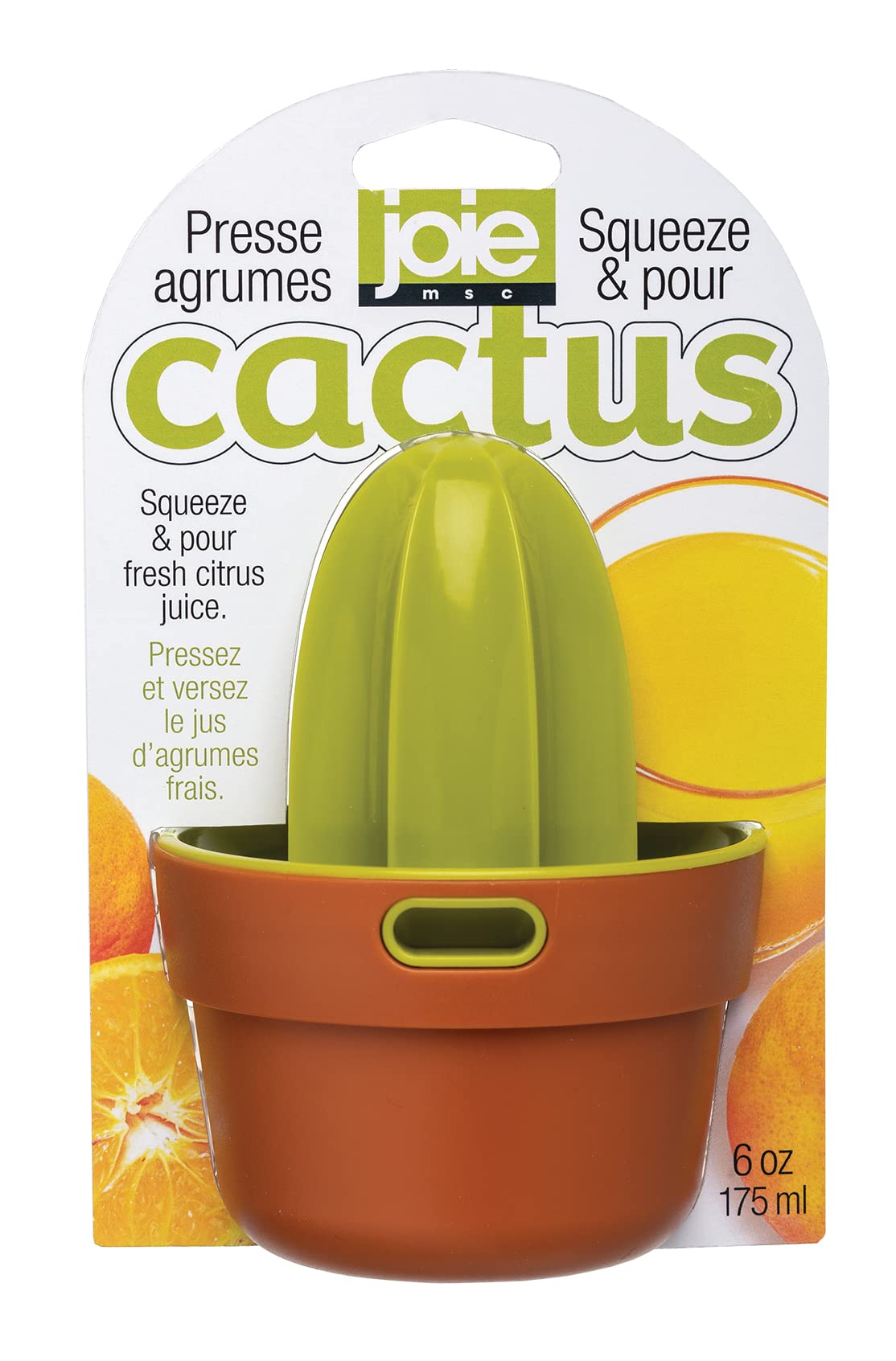 Joie Cactus-Themed Squeeze & Pour Manual Citrus Juicer