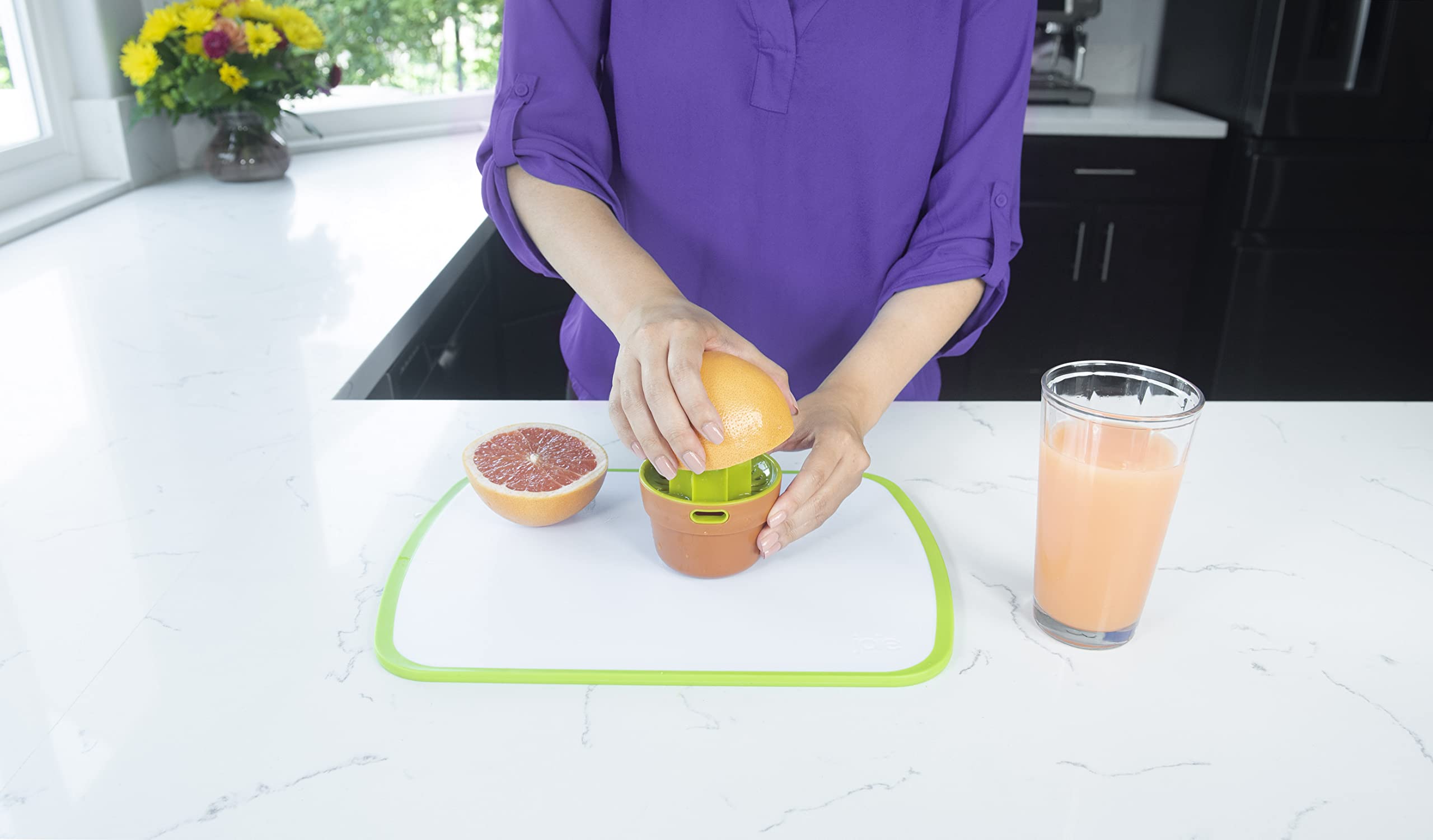 Joie Cactus-Themed Squeeze & Pour Manual Citrus Juicer