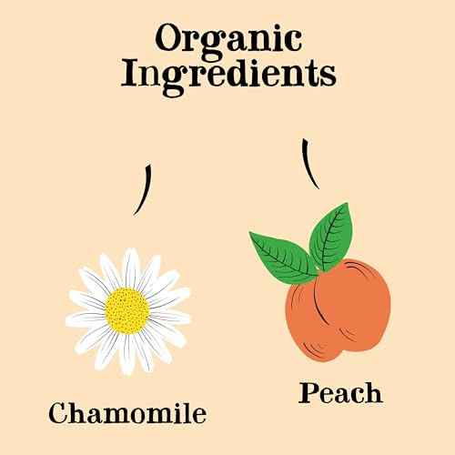 Clipper Tea Chamomile & Peach Teabags – USDA Organic, Great Hot or Iced – Natural, Fair & Delicious Fruity Chamomile & Peach Infusion – 20 Tea Bags